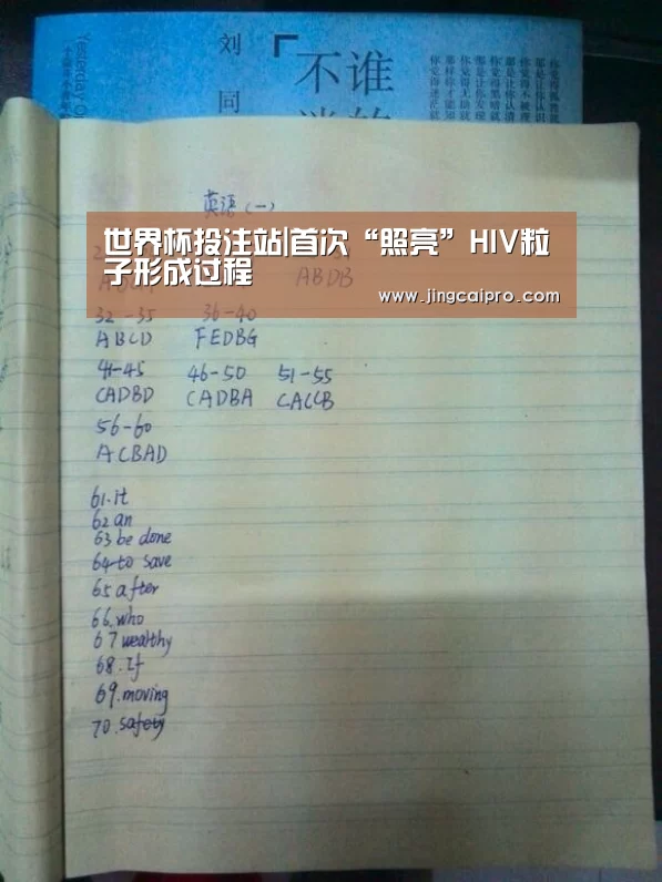 世界杯投注站|首次“照亮”HIV粒子形成过程(图2) 世界杯下注官网